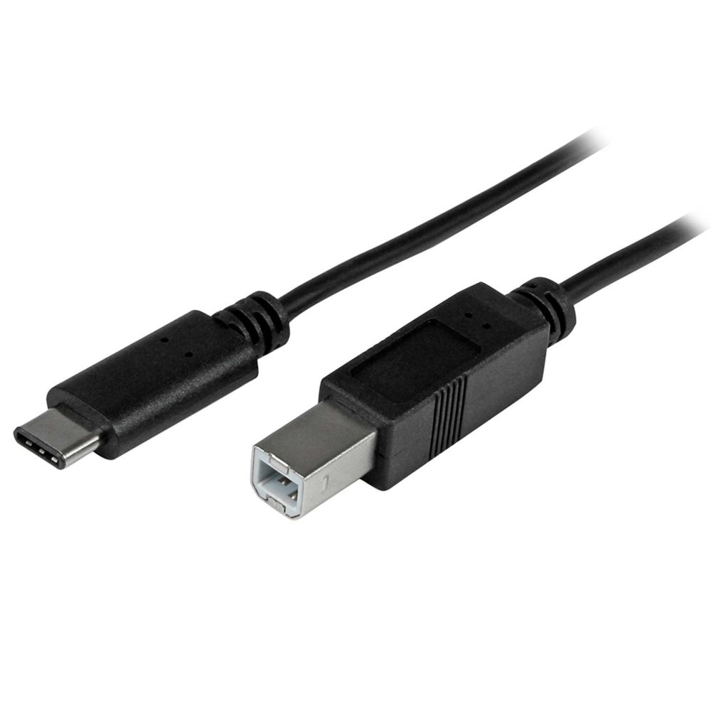 Cabling - CABLING® USB 3.1 Type C (USB-C) vers Type B (USB-B) Câble in Noir 2m - Convertisseur Audio et Vidéo