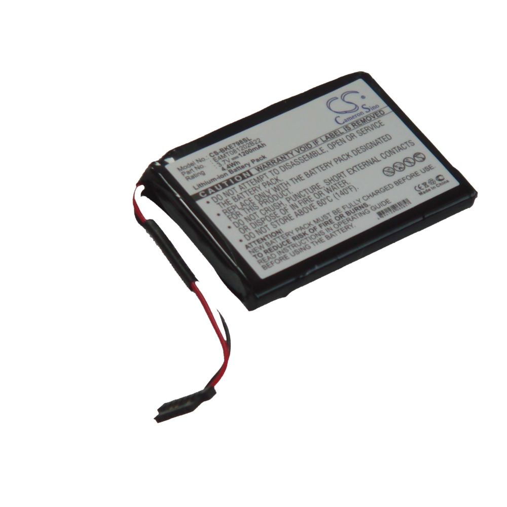 Vhbw - vhbw Batterie de remplacement pour SJM120, BPLP720/11-A1 B pour Navigation GPS (1200mAh, 3.7V, Li-Ion) - Accessoires sport connecté