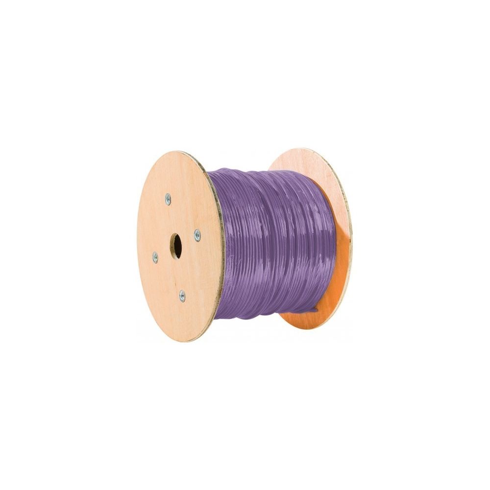 Dexlan - ABI DIFFUSION Dexlan cable monobrin F/UTP CAT6 violet LS0H RPC Dca - 305 m - Fils et câbles électriques