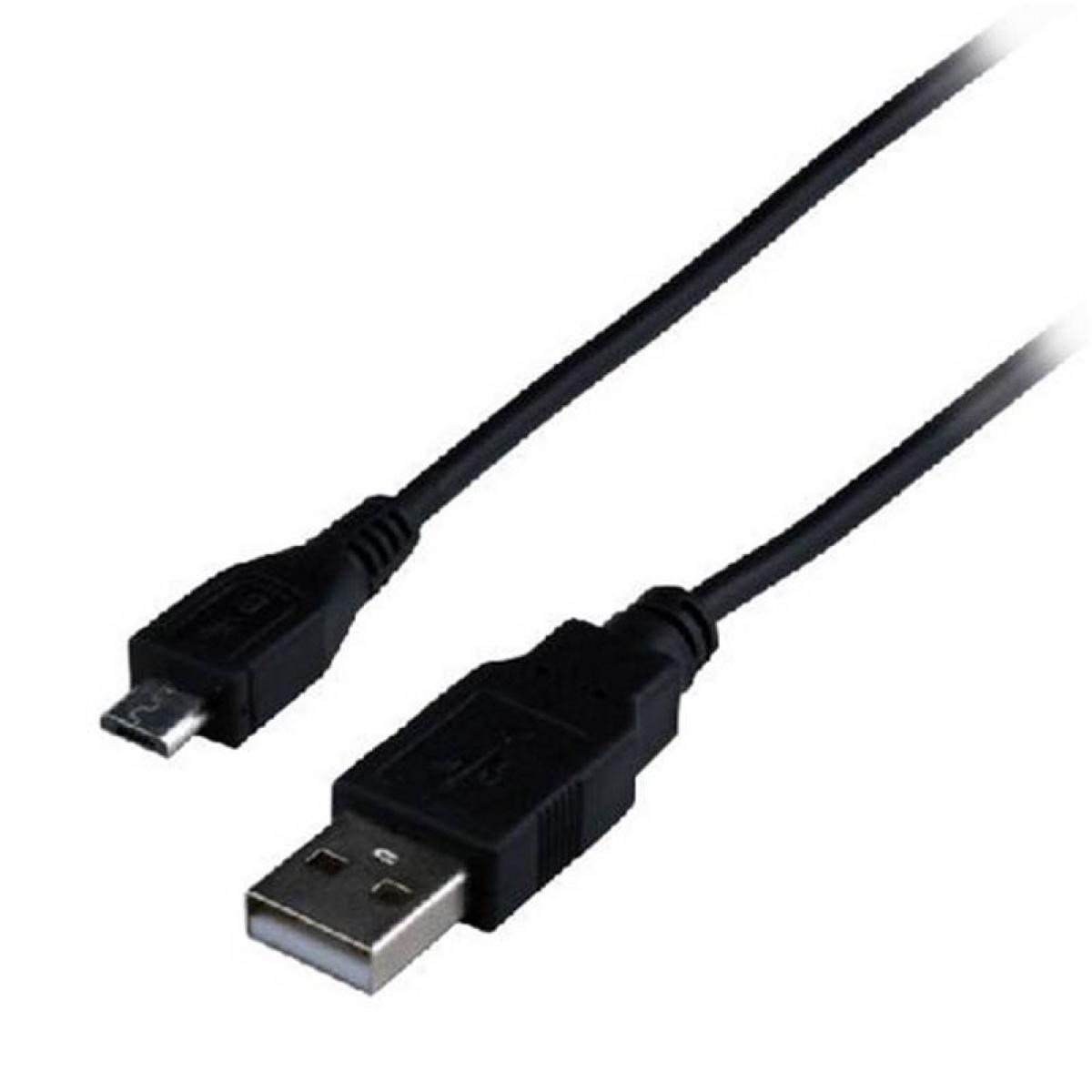 Logilink - LOGILINK Cordon USB2.0 Type A Male vers Micro USB Type B male - 0.60m - Câble antenne