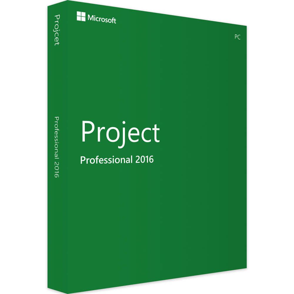 Microsoft - Microsoft Project Professionnel 2016 - neuf & authentique - en téléchargement - Traitement de Texte & Tableur
