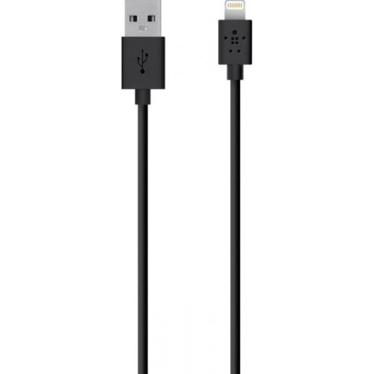 Belkin - Lightning Cable f iPhone5/iPad Black - Bracelet connecté
