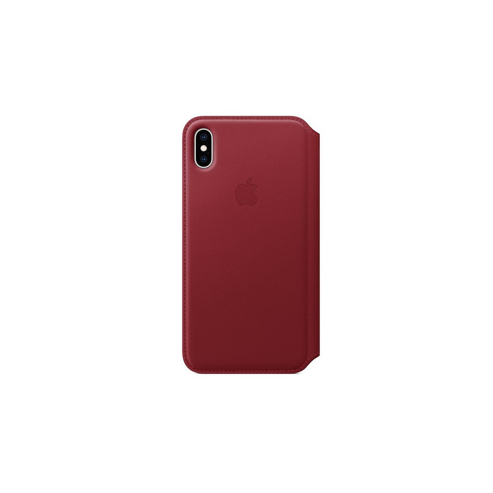 Apple - iPhone XS Max Leather Folio - (PRODUCT)RED - Coque, étui smartphone