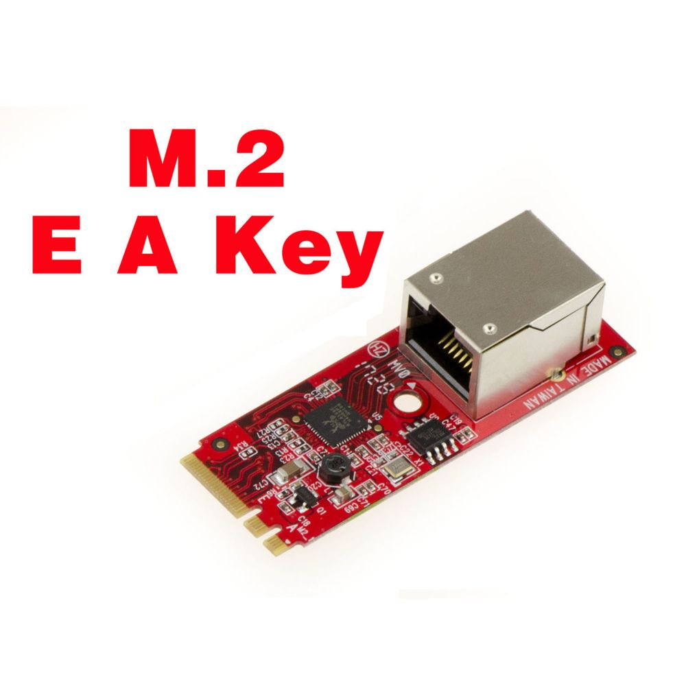 Kalea-Informatique - Carte M2 A E Key vers Gigabit Ethernet Gamme Professionnelle - Carte Contrôleur USB