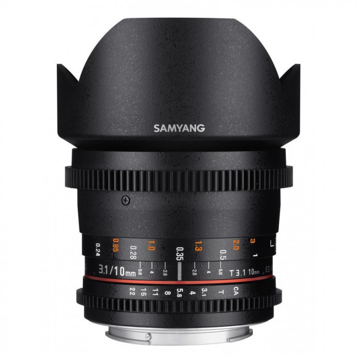Samyang - SAMYANG Objectif vidéo 10mm T3.1 VDSLR II Sony E - Objectif Photo