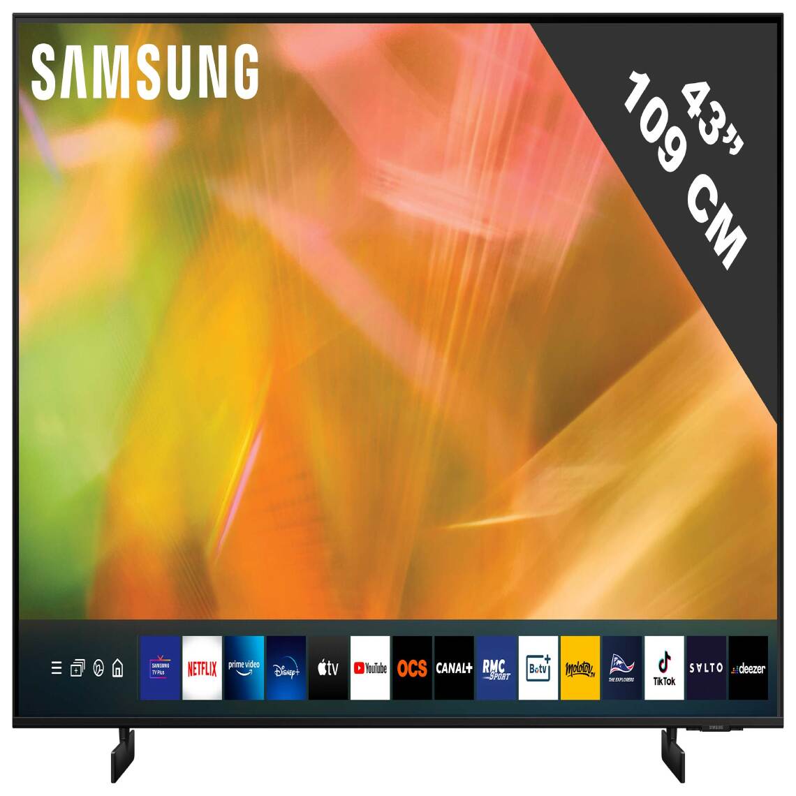 Samsung - TV LED 4K 108 cm UE43AU8075U - TV 40'' à 43''