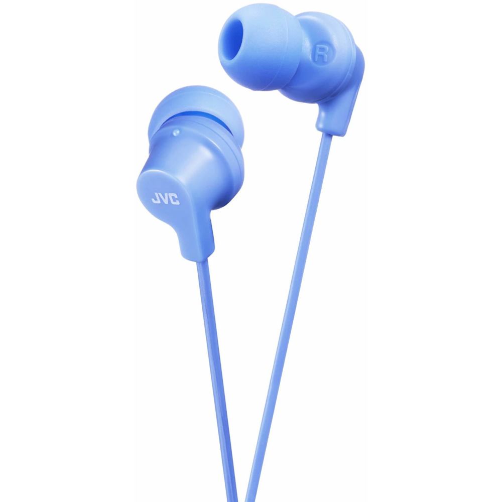 JVC - HA-FX10-LA-E Ecouteurs bleus intra-auriculaires - Powerful Sound - Casque