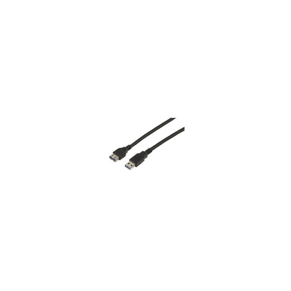 Cabling - CABLING Rallonge de câble USB 3.0 M/F 5m noir - Câble USB