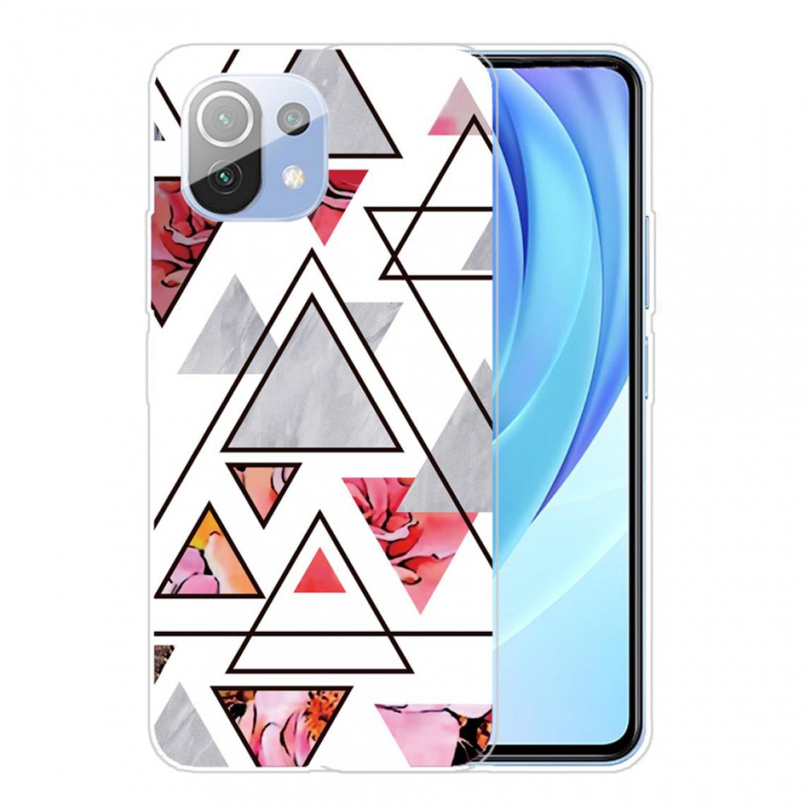 Other - Coque en TPU Motif de marbre triangulaire souple style B pour votre Xiaomi Mi 11 - Coque, étui smartphone
