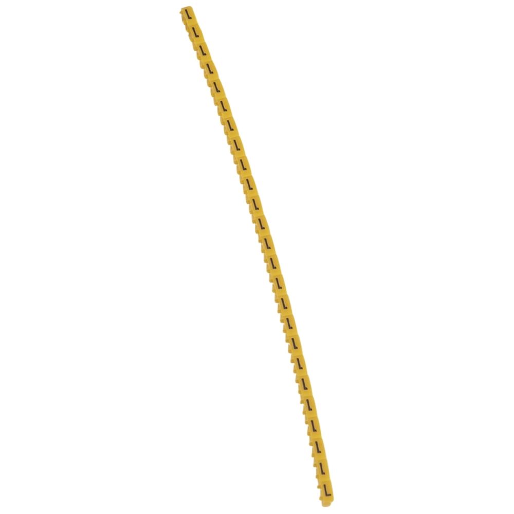 Legrand - repère pour fil de 0.15 à 0.5 mm2 - lettre l - couleur jaune - legrand cab 3 - Accessoires de câblage