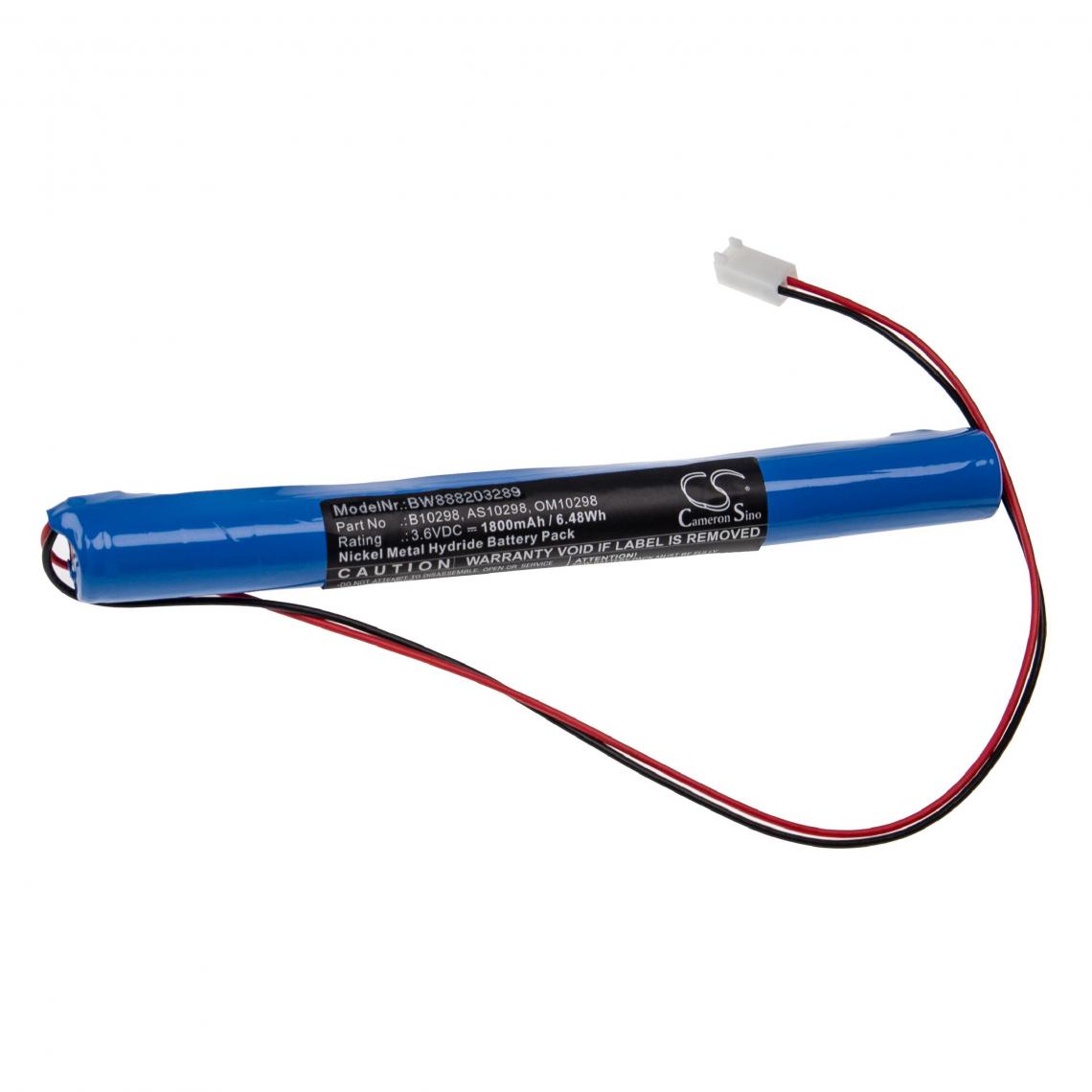 Vhbw - vhbw Batterie compatible avec Philips ECG (électrocardiographie) 4765A appareil médical (1800mAh, 3,6V, NiMH) - Piles spécifiques