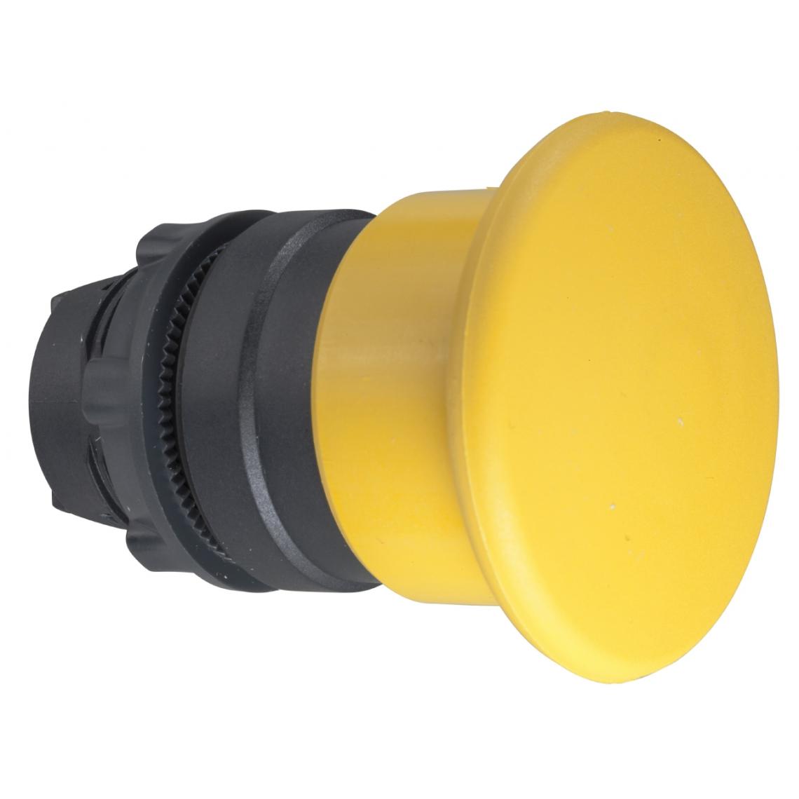 Schneider Electric - tête de coup de poing lumineux - diamètre 40mm - jaune - schneider electric zb5aw753 - Autres équipements modulaires