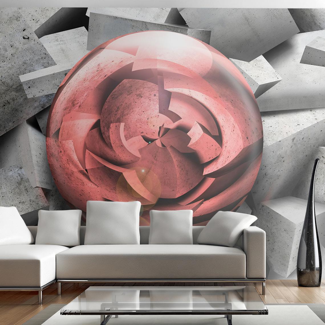 Artgeist - Papier peint - Rose de pierre 250x175 - Papier peint