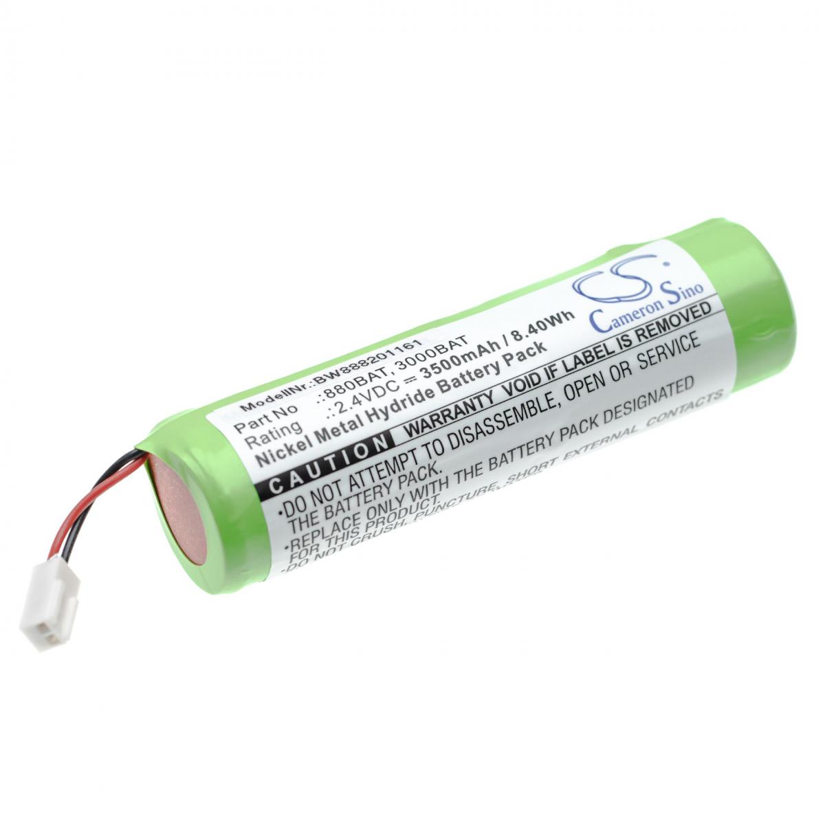 Vhbw - vhbw Batterie compatible avec geo-FENNEL FLG 250 green télémètre laser dispositif de mesure laser outil de mesure (3500mAh 2,4V NiMH) - Piles rechargeables
