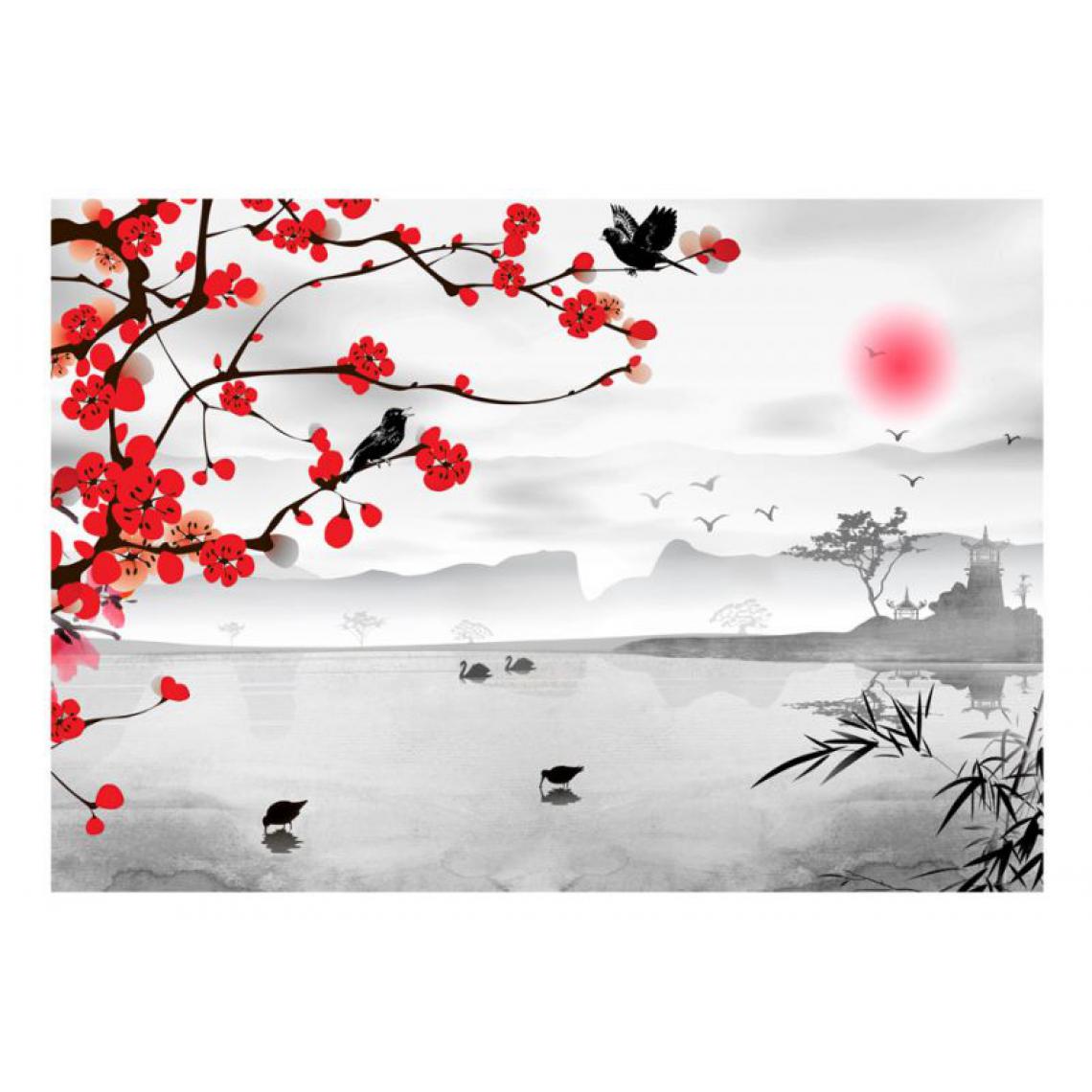 Artgeist - Papier peint - Japanese garden .Taille : 200x140 - Papier peint