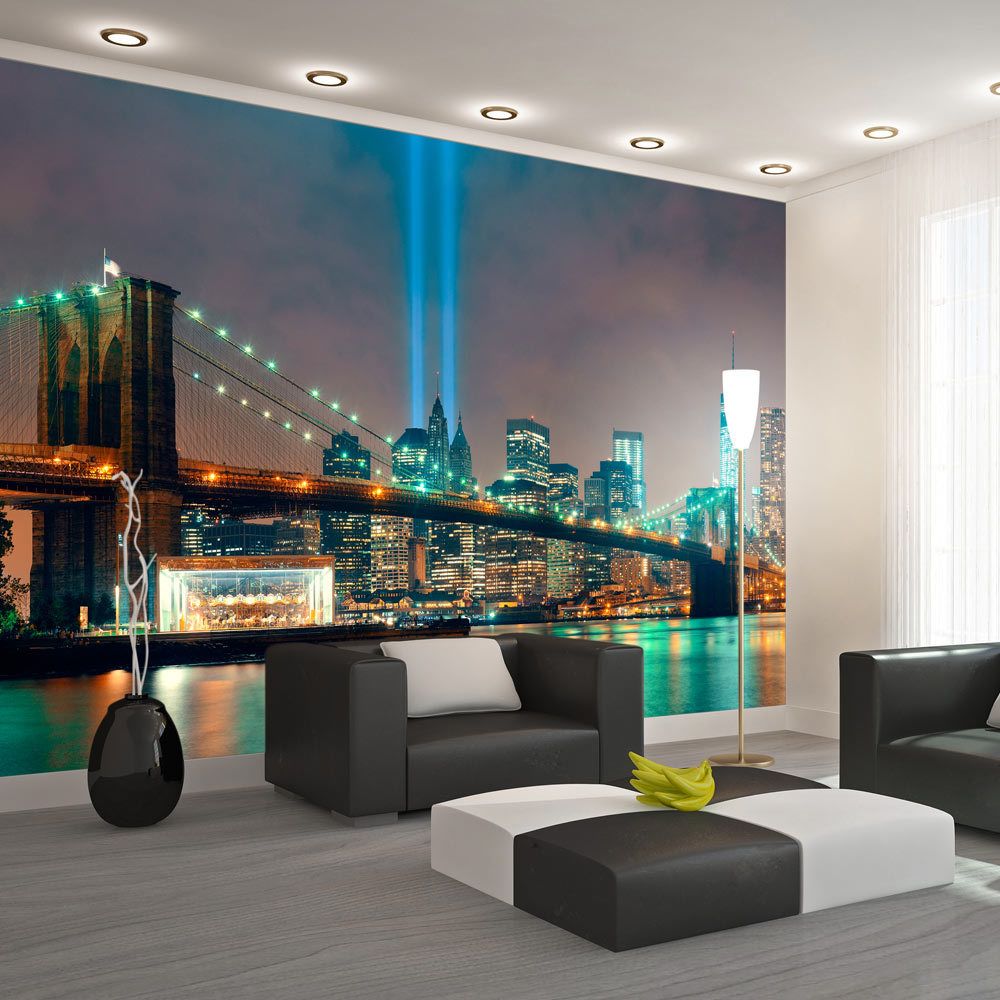 marque generique - 100x70 Papier peint New York Ville et Architecture Distingué Light of NYC - Papier peint