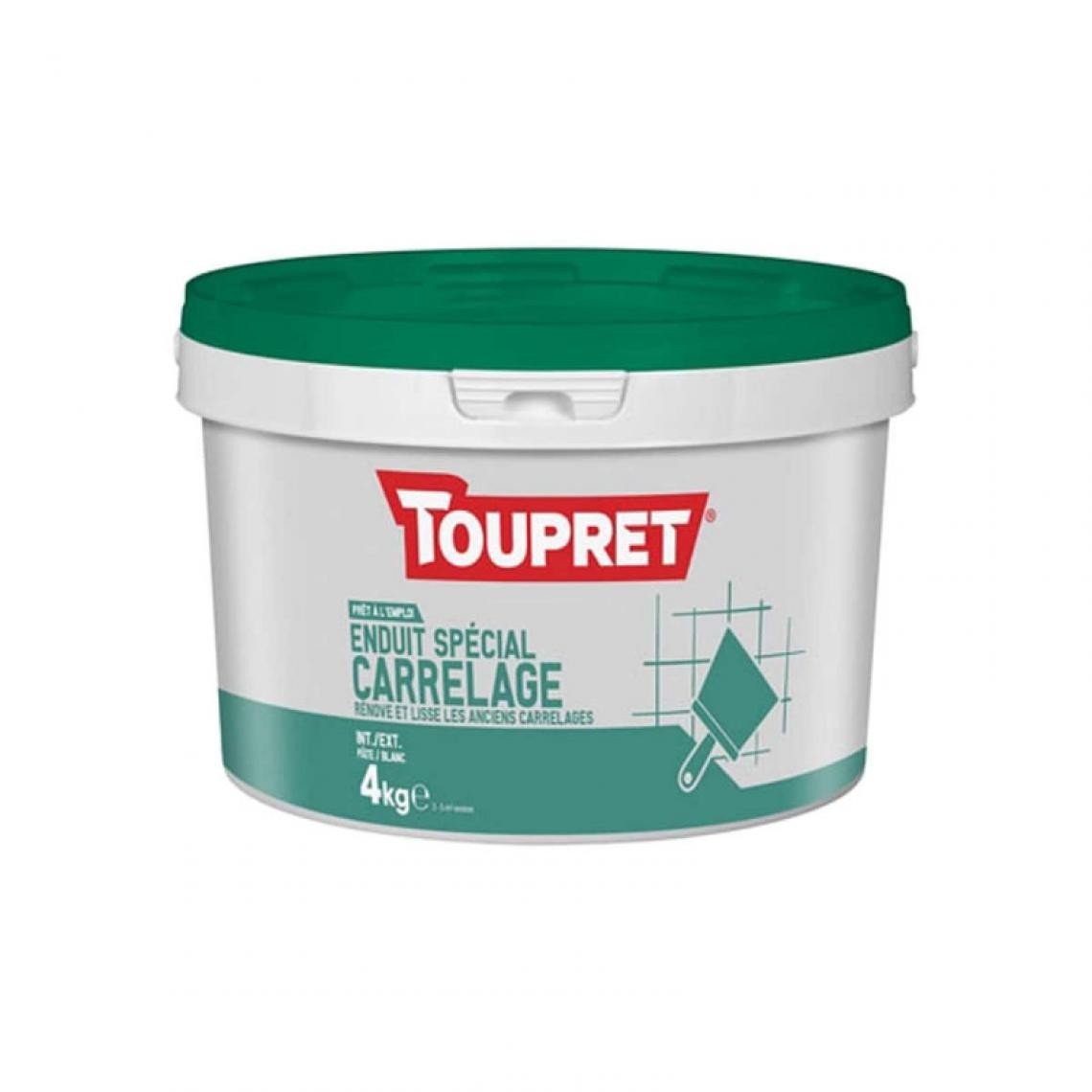 Toupret - Enduit spécial carrelage TOUPRET - 4Kg - BCEUNIP04 - Enduit