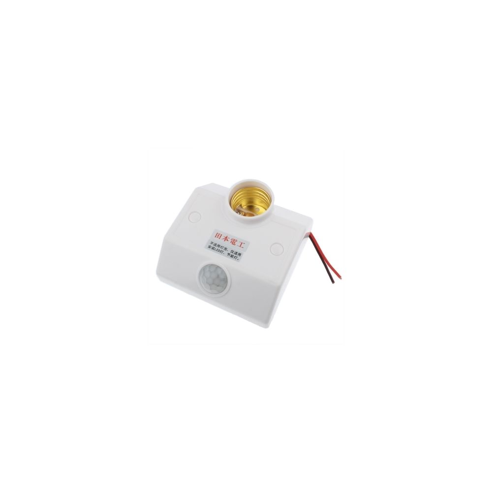 Wewoo - Douilles Ampoule R138 Support de lampe à détecteur de mouvement humain - Douilles électriques