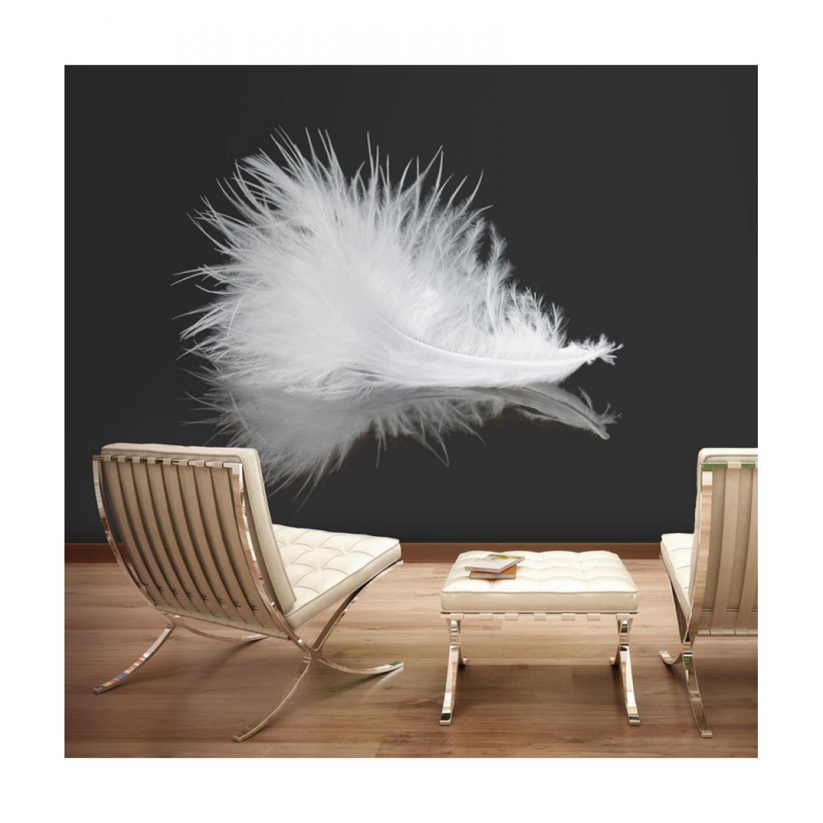 Artgeist - Papier peint - White feather 200x154 - Papier peint