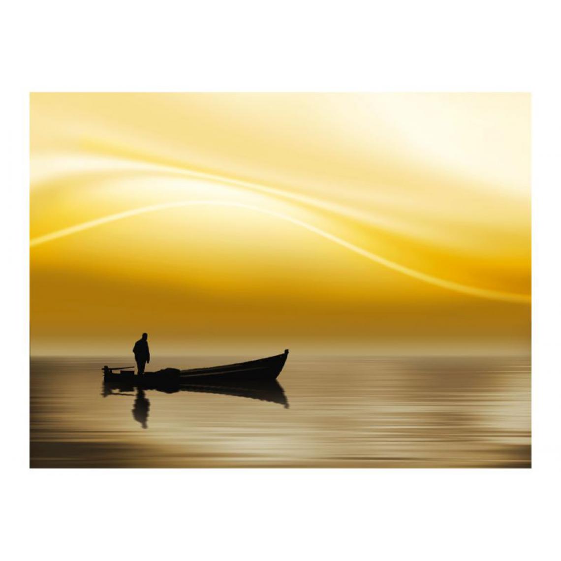 Artgeist - Papier peint - Fishing at sunset .Taille : 300x231 - Papier peint