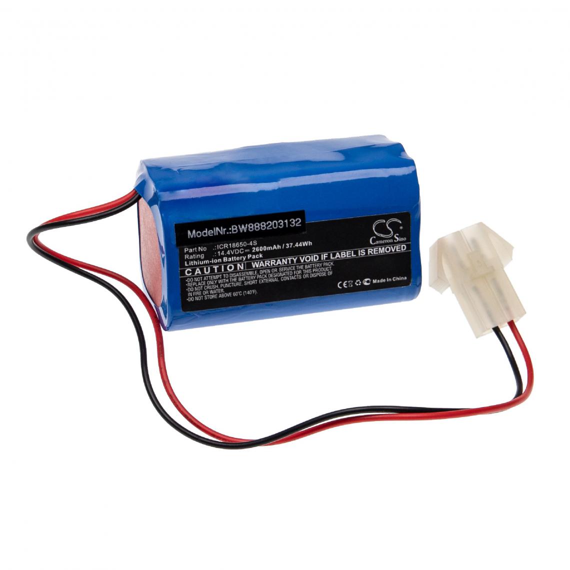 Vhbw - vhbw Batterie compatible avec Spring ECG-912A appareil médical (2600mAh, 14,4V, Li-ion) - Piles spécifiques