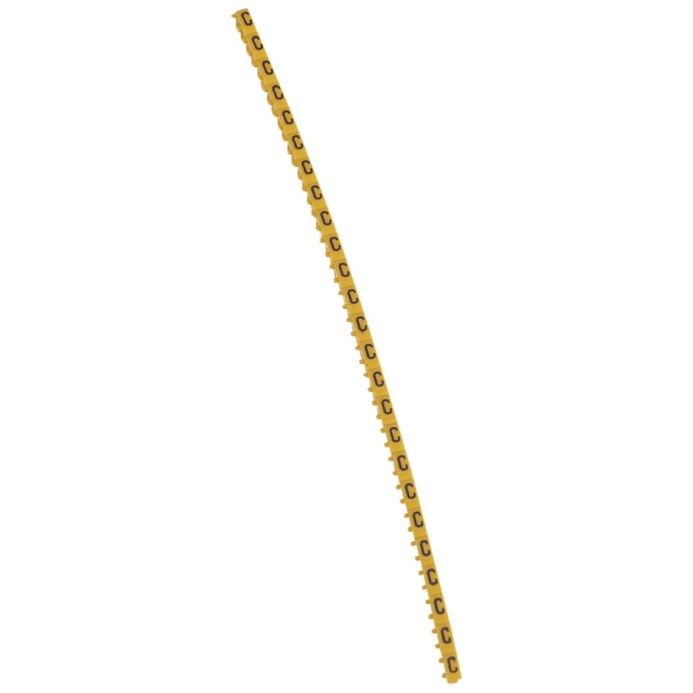 Legrand - repère pour fil de 0.15 à 0.5 mm2 - lettre c - couleur jaune - legrand cab 3 - Accessoires de câblage