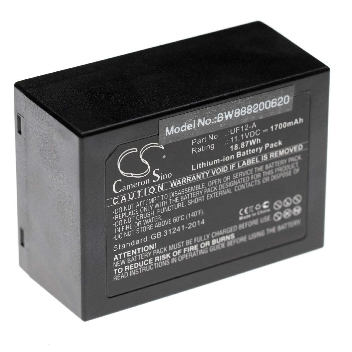 Vhbw - vhbw batterie remplace Palm LP-1920A pour appareil de médecine comme thermocycleur (1700mAh, 11.1V, Li-Ion) - Piles spécifiques