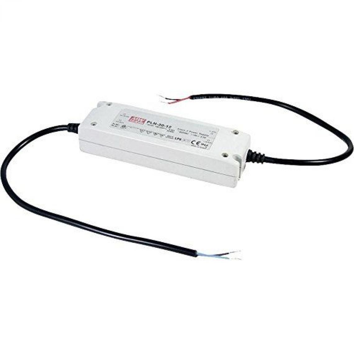 Inconnu - Driver LED Mean Well PLN-30-12 60 W 12 V DC 2,5 A Tension fixe/courant constant - Autres équipements modulaires