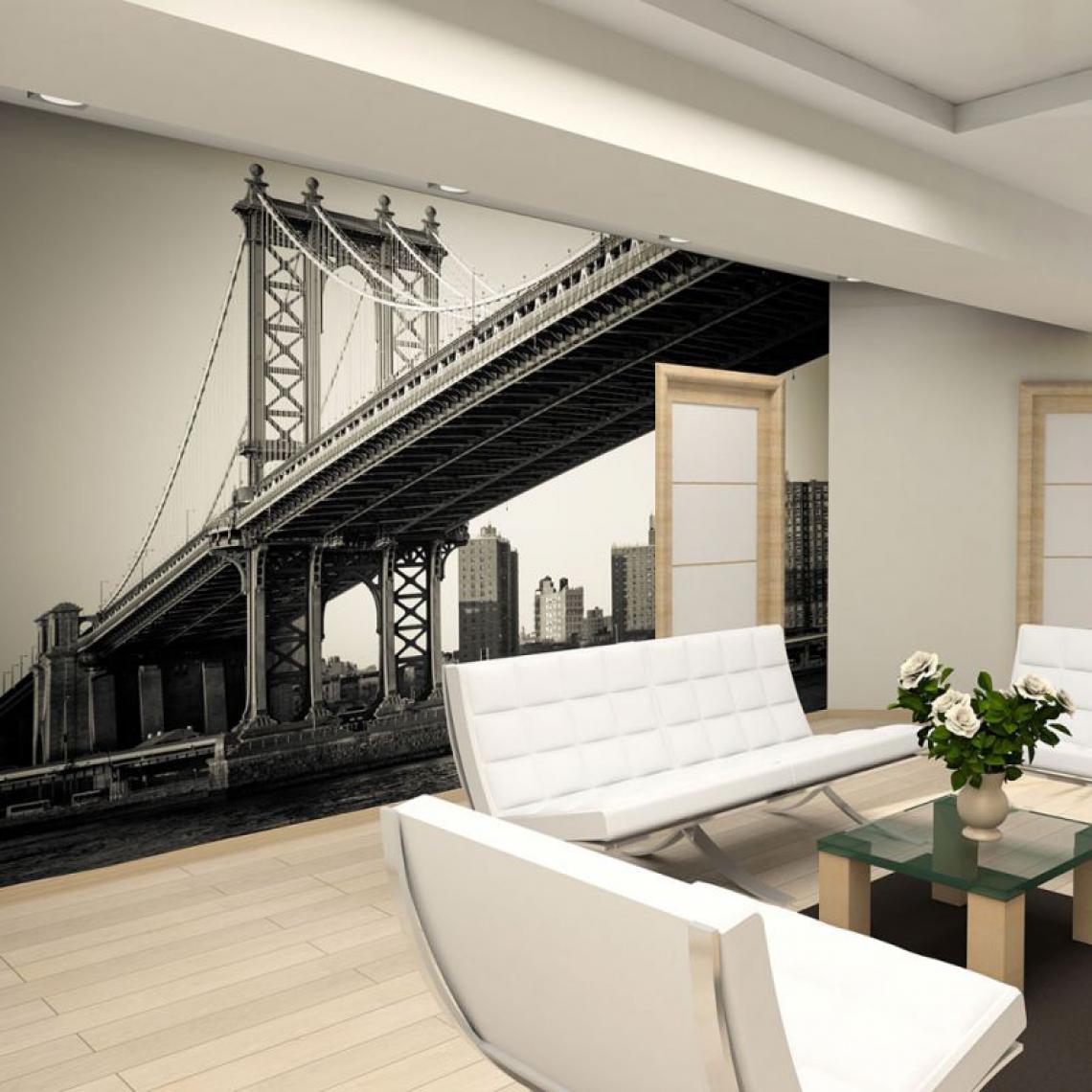 Artgeist - Papier peint - Pont de Manhattan, New York .Taille : 250x193 - Papier peint