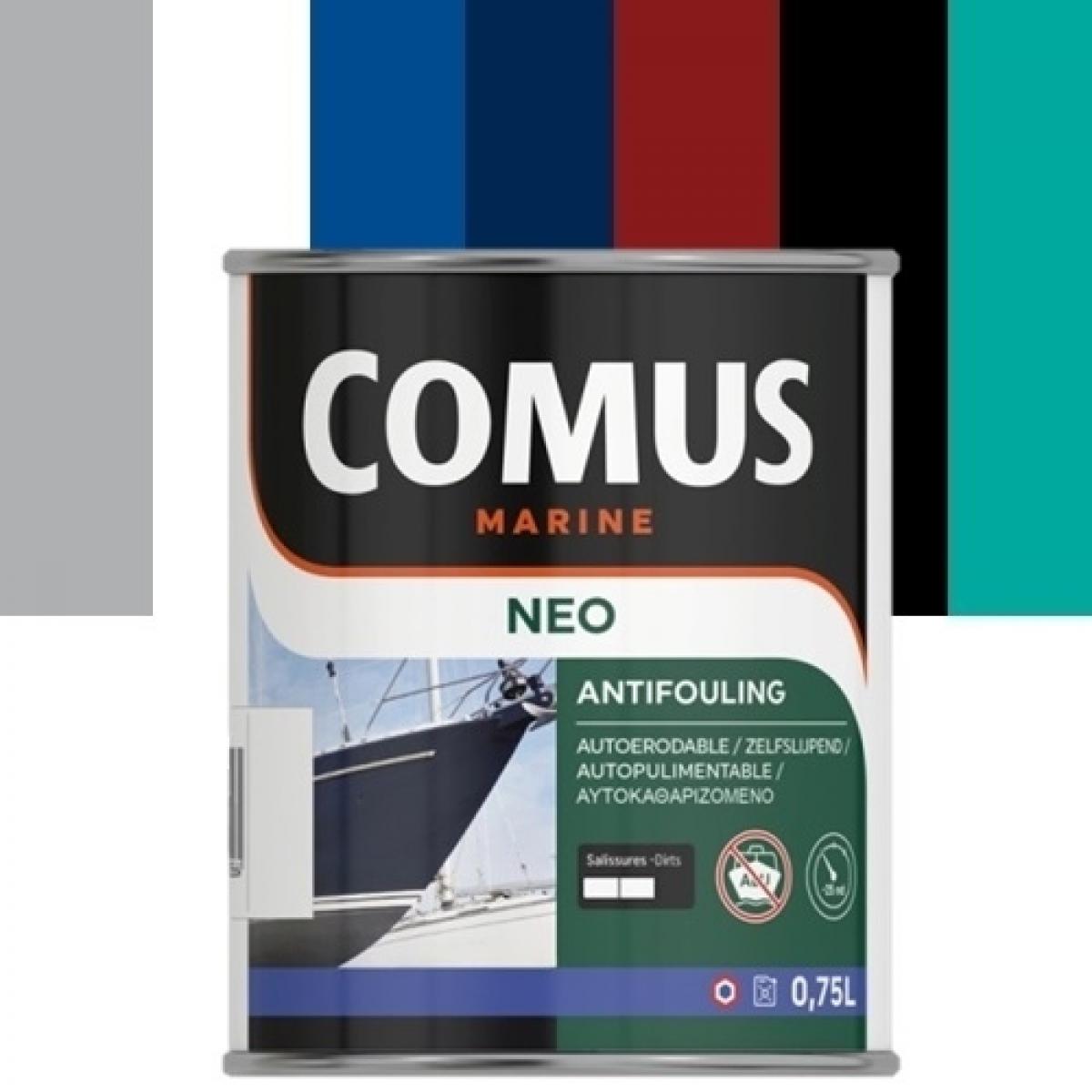 Comus - NEO NB VERT LAGON 0,75L - Peinture antifouling haute performance à matrice mixte - COMUS MARINE - Peinture intérieure