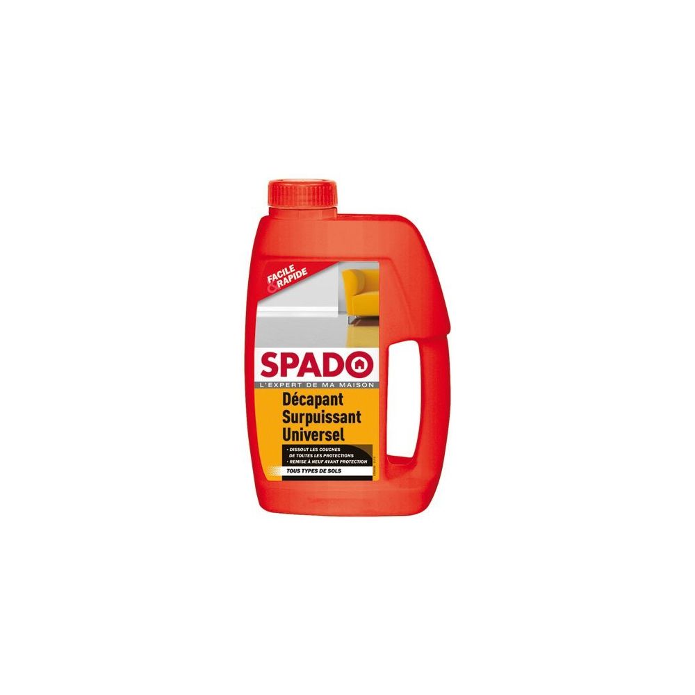 Spado - Décapant surpuissant Universel - Dissout les couches de toutes les protections - 1 L - SPADO - Produit préparation avant pose