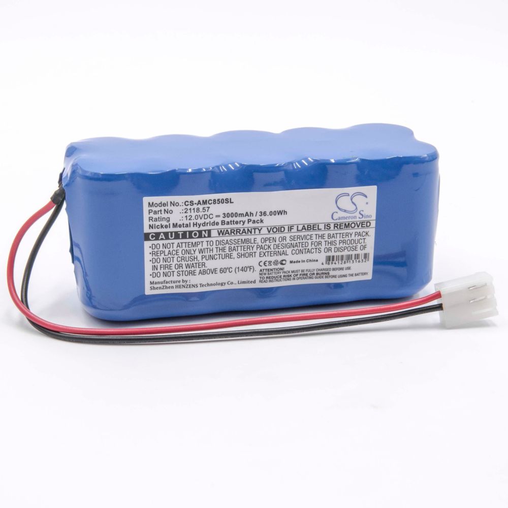 Vhbw - vhbw Batterie NiMH 3000mAh (12V) pour appareil de mesure Ratiomètre AEMC 8500, DTR-8500, DTR8500 - Piles rechargeables