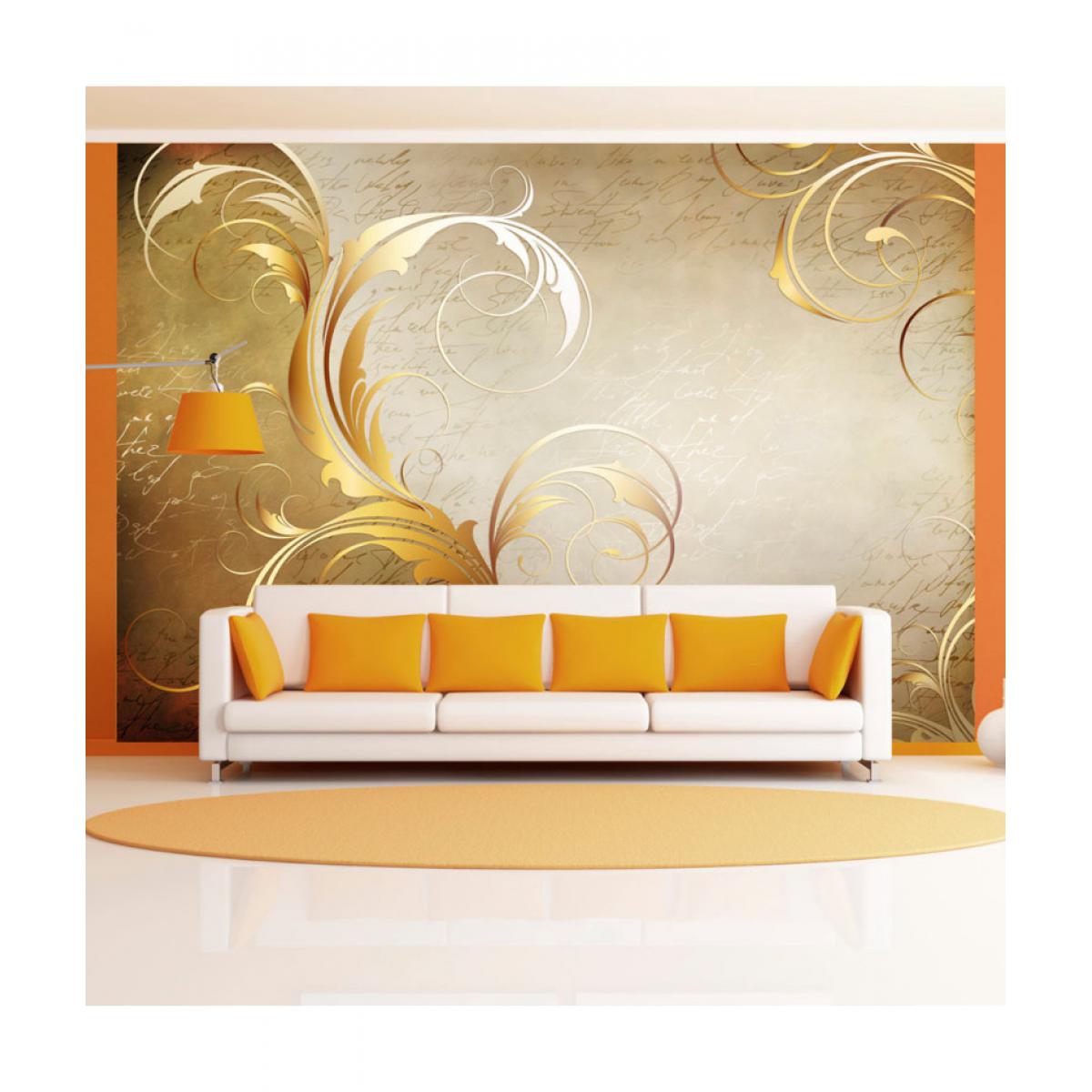 Artgeist - Papier peint - Gold leaf 150x105 - Papier peint