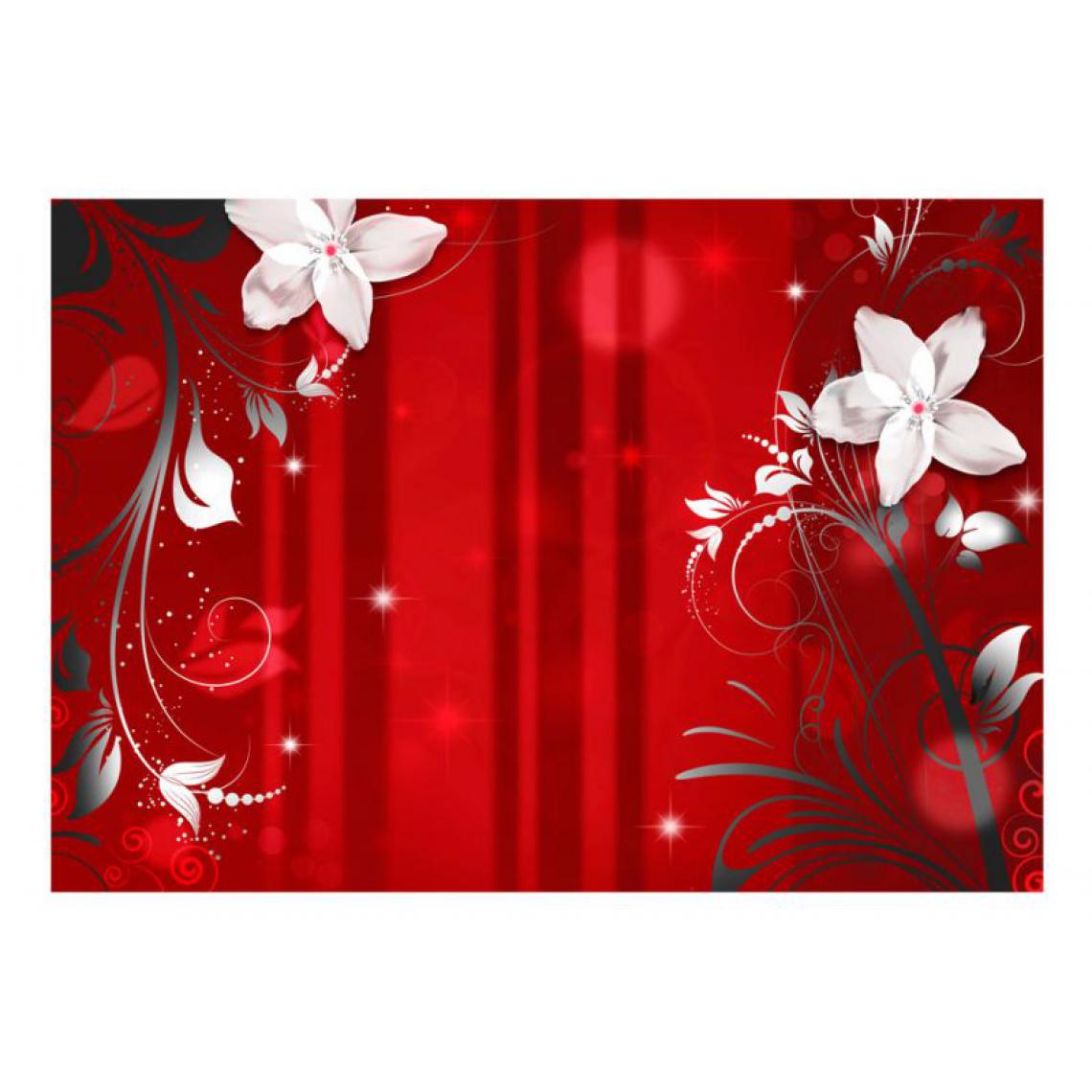 Artgeist - Papier peint - Flowering scarlet .Taille : 350x245 - Papier peint