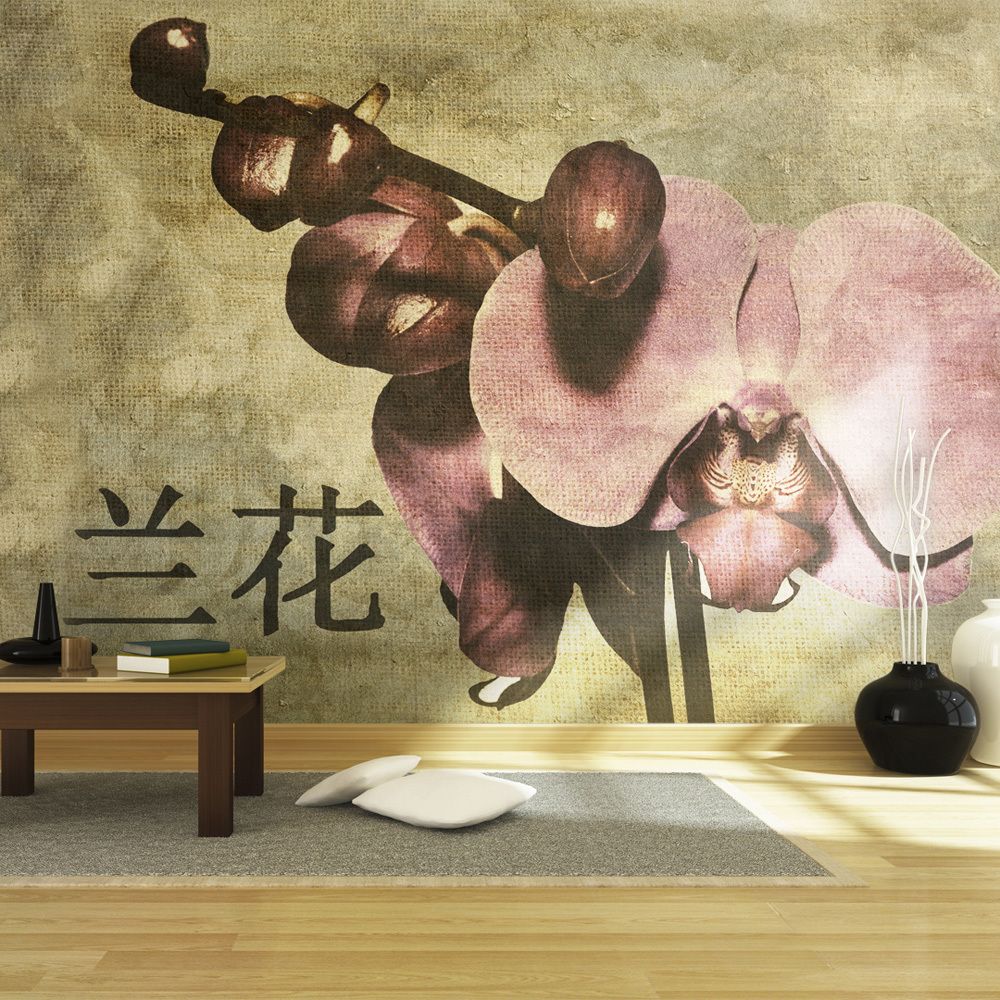Bimago - Papier peint | Japanese orchid | 400x309 | Fleurs | Orchidées | - Papier peint