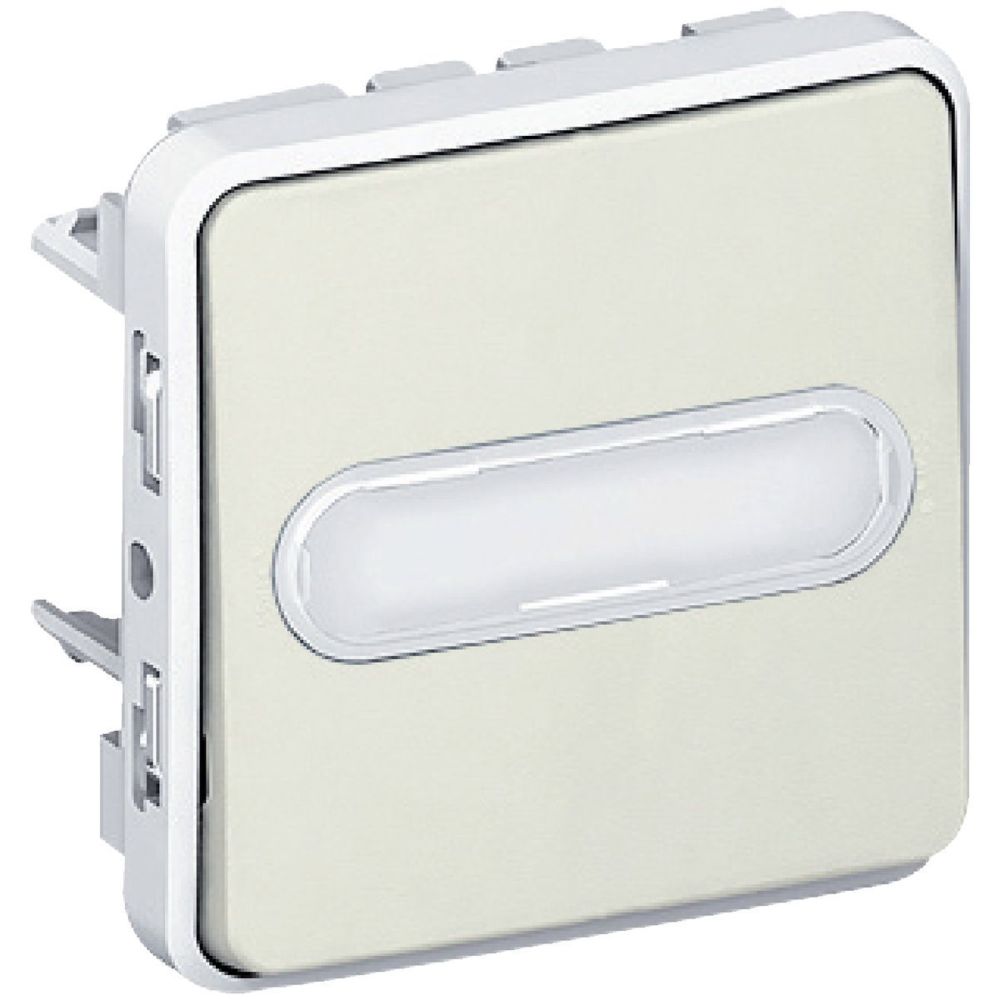 Legrand - Poussoir Legrand Plexo Porte-étiquettes Blanc - Interrupteurs et prises en saillie