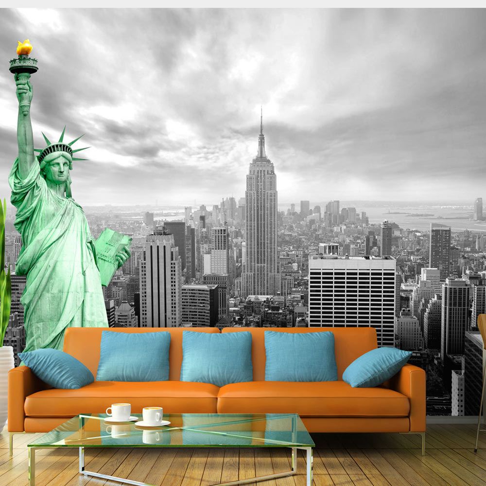 marque generique - 100x70 Papier peint New York Ville et Architecture Admirable Symbol of freedom - Papier peint