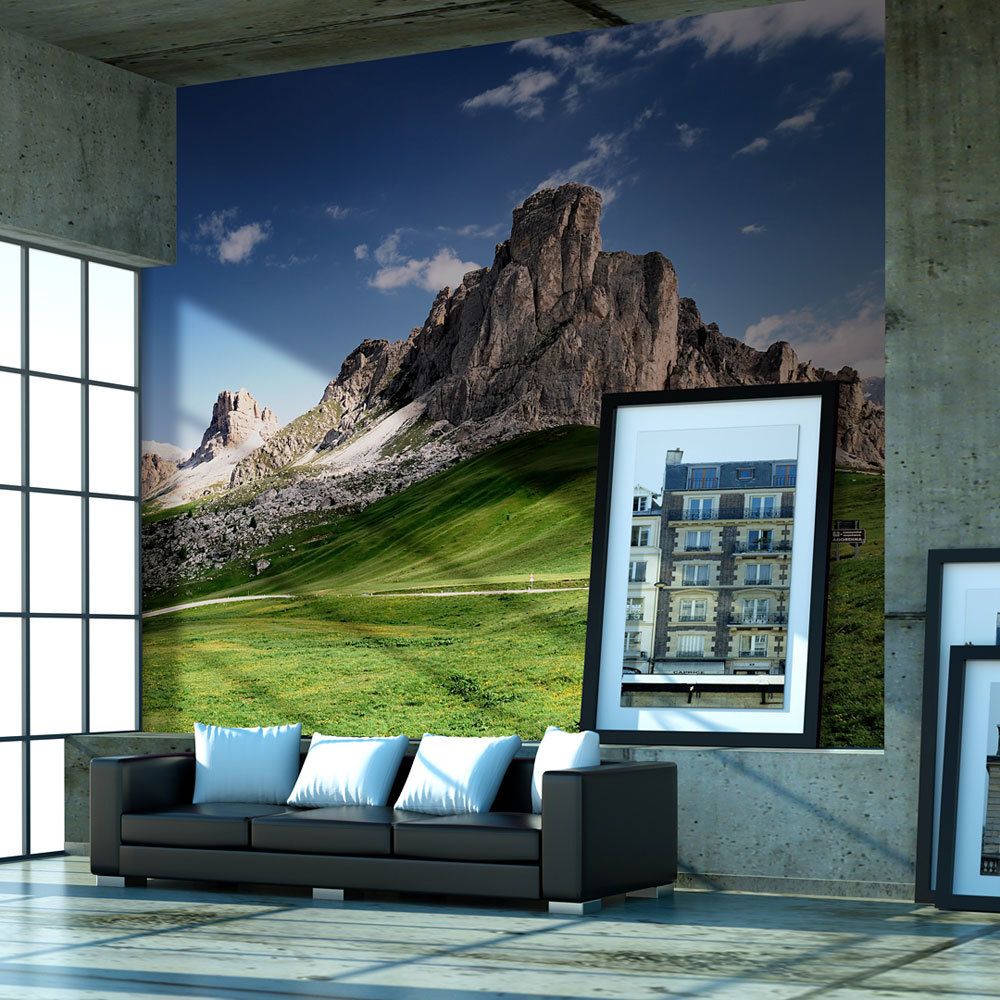 Bimago - Papier peint - Passo di Giau - Dolomites, Italy - Décoration, image, art | 450x270 cm | XXl - Grand Format | - Papier peint
