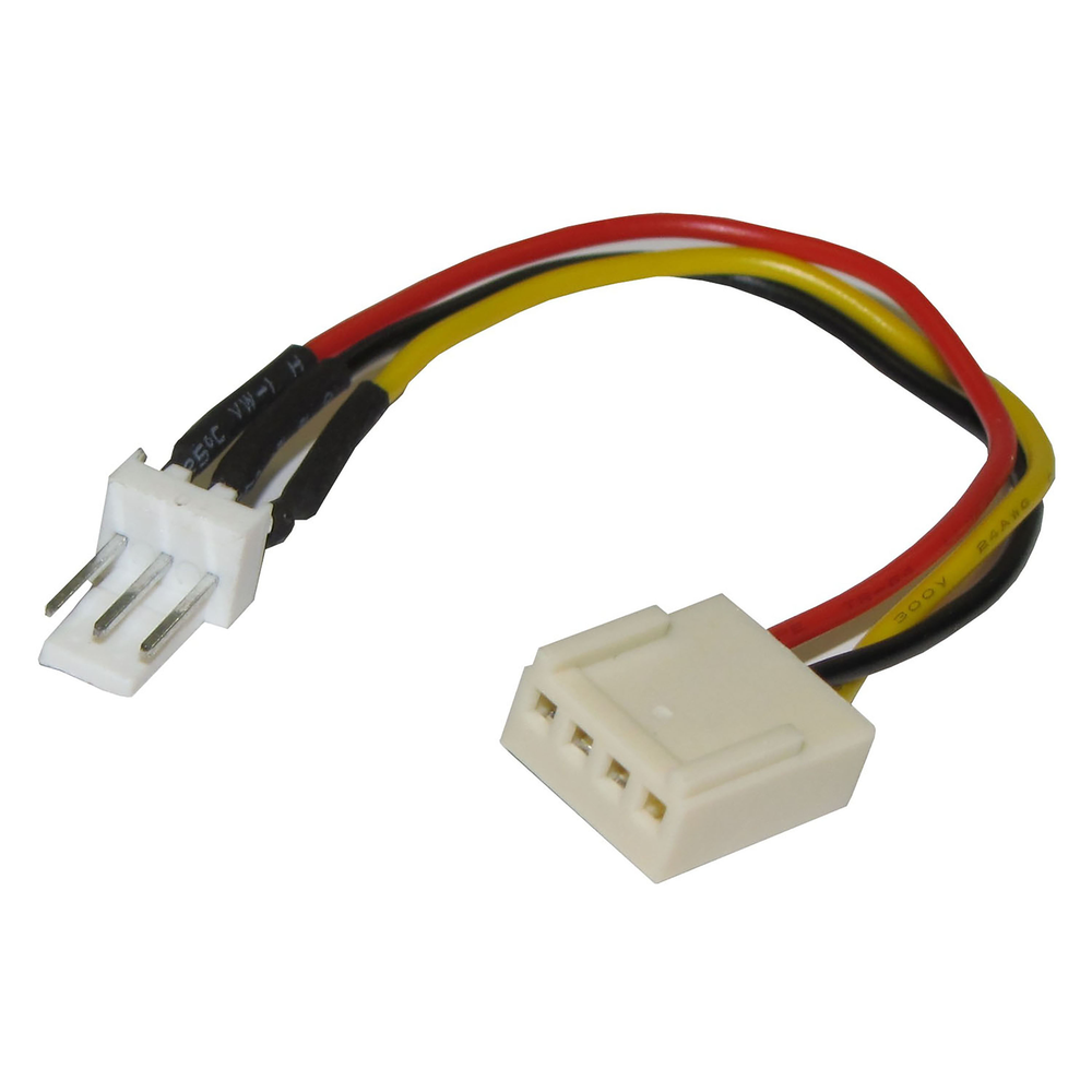 Bematik - D alimentation Molex Câble 3P-M - PWM&gt, 4P-H (10cm) - Fils et câbles électriques