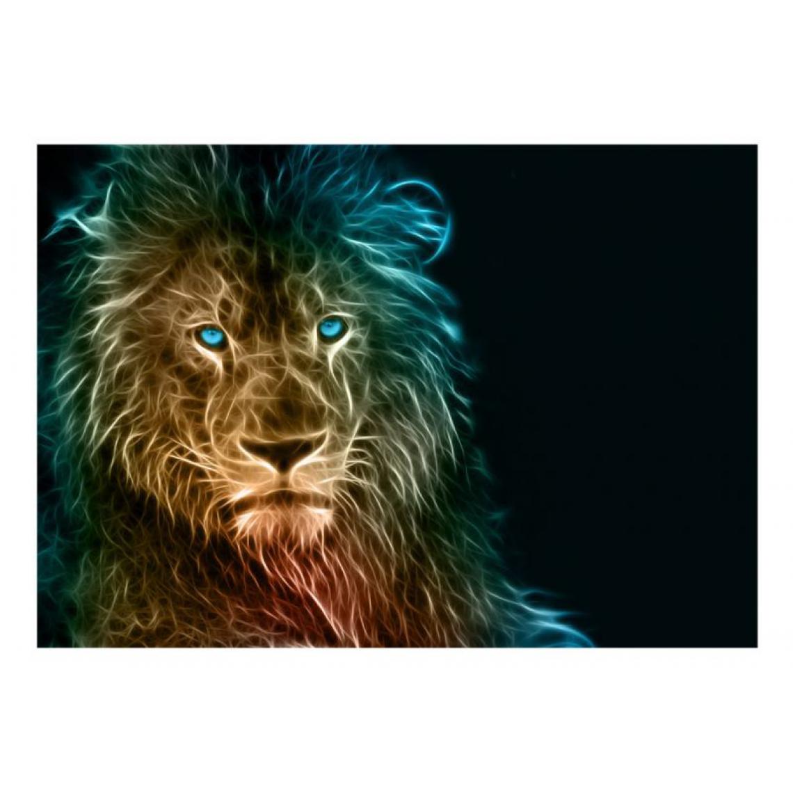 Artgeist - Papier peint - Abstract lion .Taille : 350x245 - Papier peint
