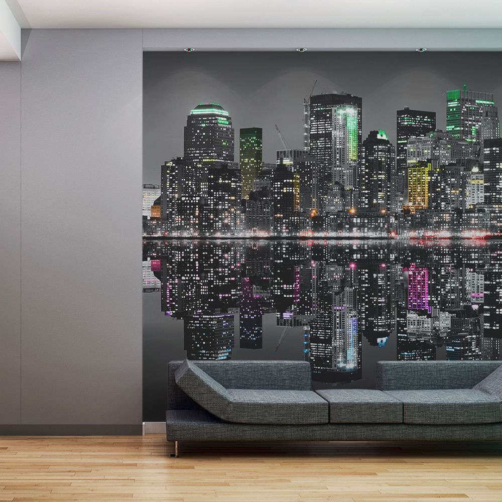 Bimago - Papier peint XXL - Lieu où les rêves deviennent réalité - NYC - Décoration, image, art | Ville et Architecture | New York | 550x270 cm | XXl - Grand Format | - Papier peint