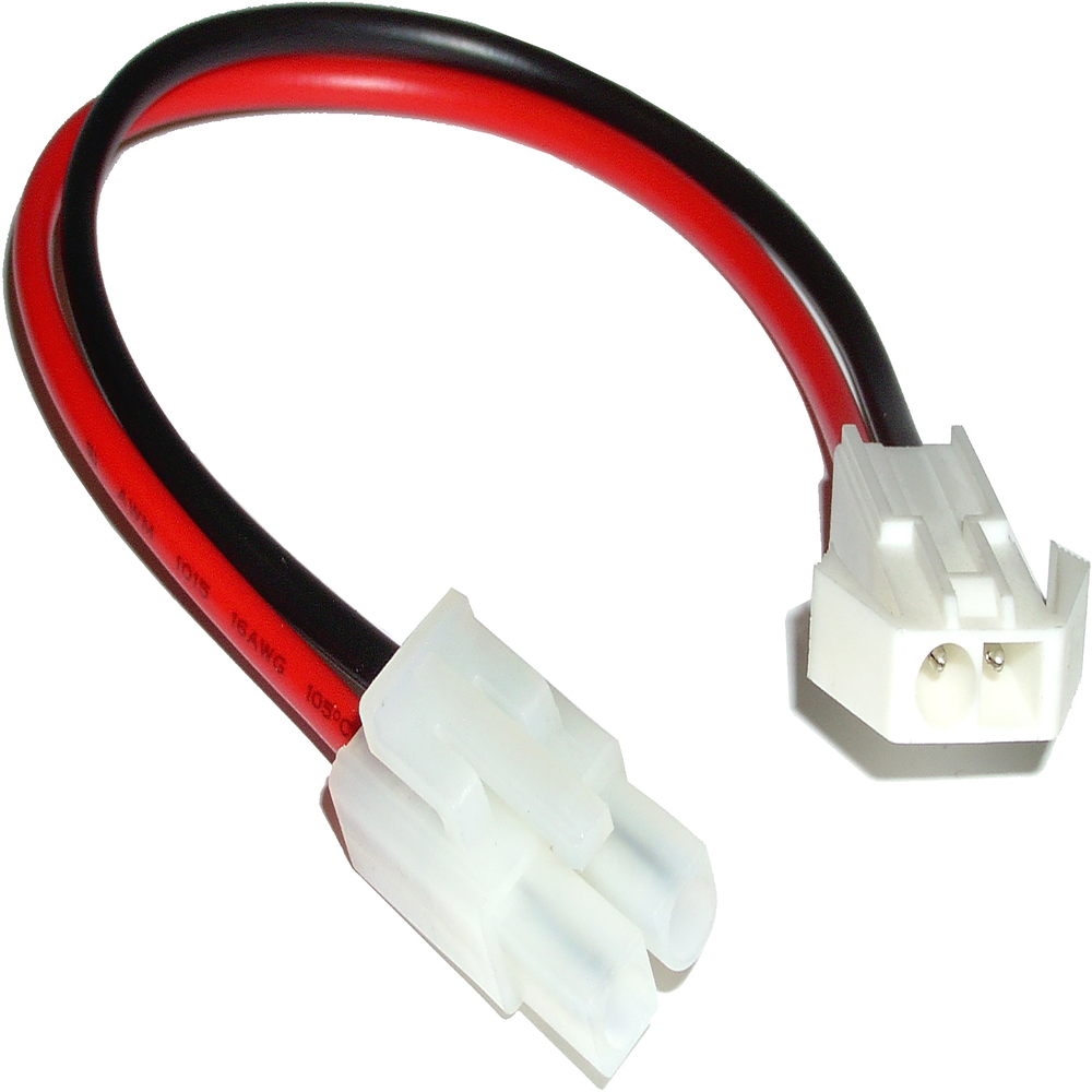 Bematik - Câble adaptateur compatible avec mâle Tamiya à MiniTamiya mâle croisé 200mm - Interrupteurs et prises étanches