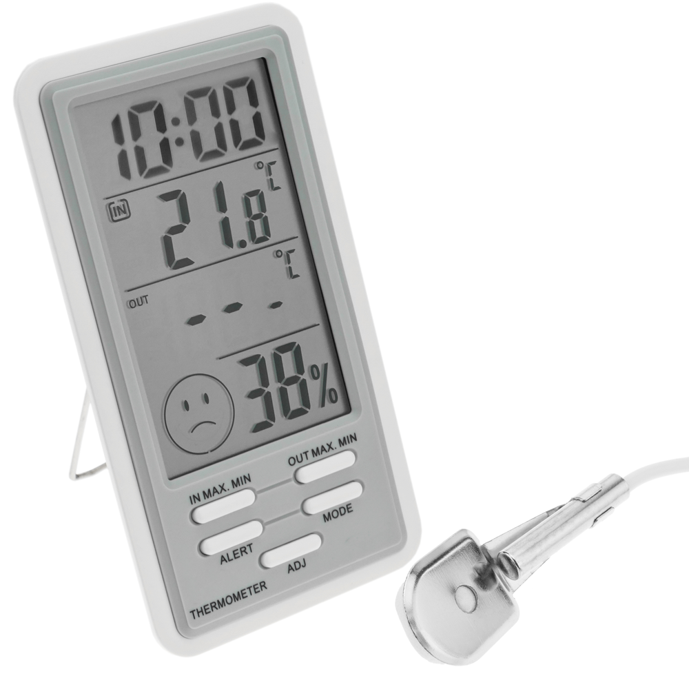 Bematik - Thermomètre hygromètre avec double capteur intérieur et extérieur DW-0235 - Appareils de mesure