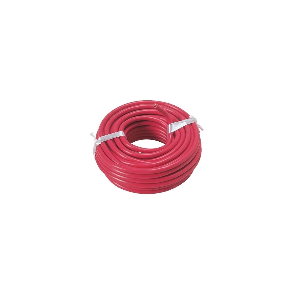 Dhome - H07 v-r 6 mm² vg 10 rouge - Fils et câbles électriques