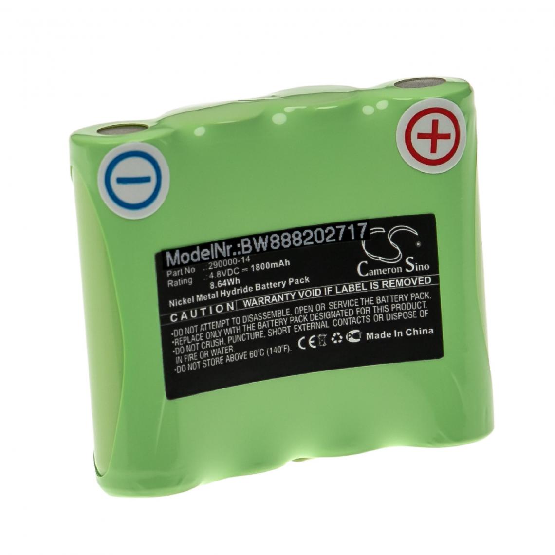 Vhbw - vhbw Batterie remplacement pour Rotationslaser 290000-14 pour outil de mesure (1800mAh, 4,8V, NiMH) - Piles rechargeables