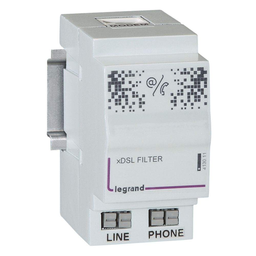 Legrand - filtre adsl accès téléphone et adsl coffret optimum 2m legrand - Interrupteurs et prises en saillie