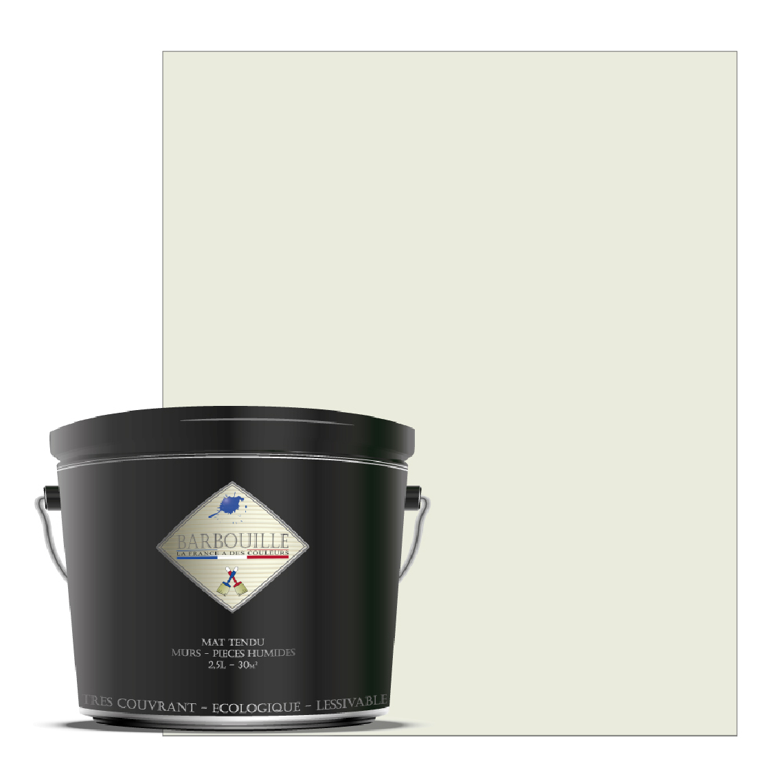 Barbouille - Peinture lessivable acrylique mat – murs et plafonds - Peinture intérieure
