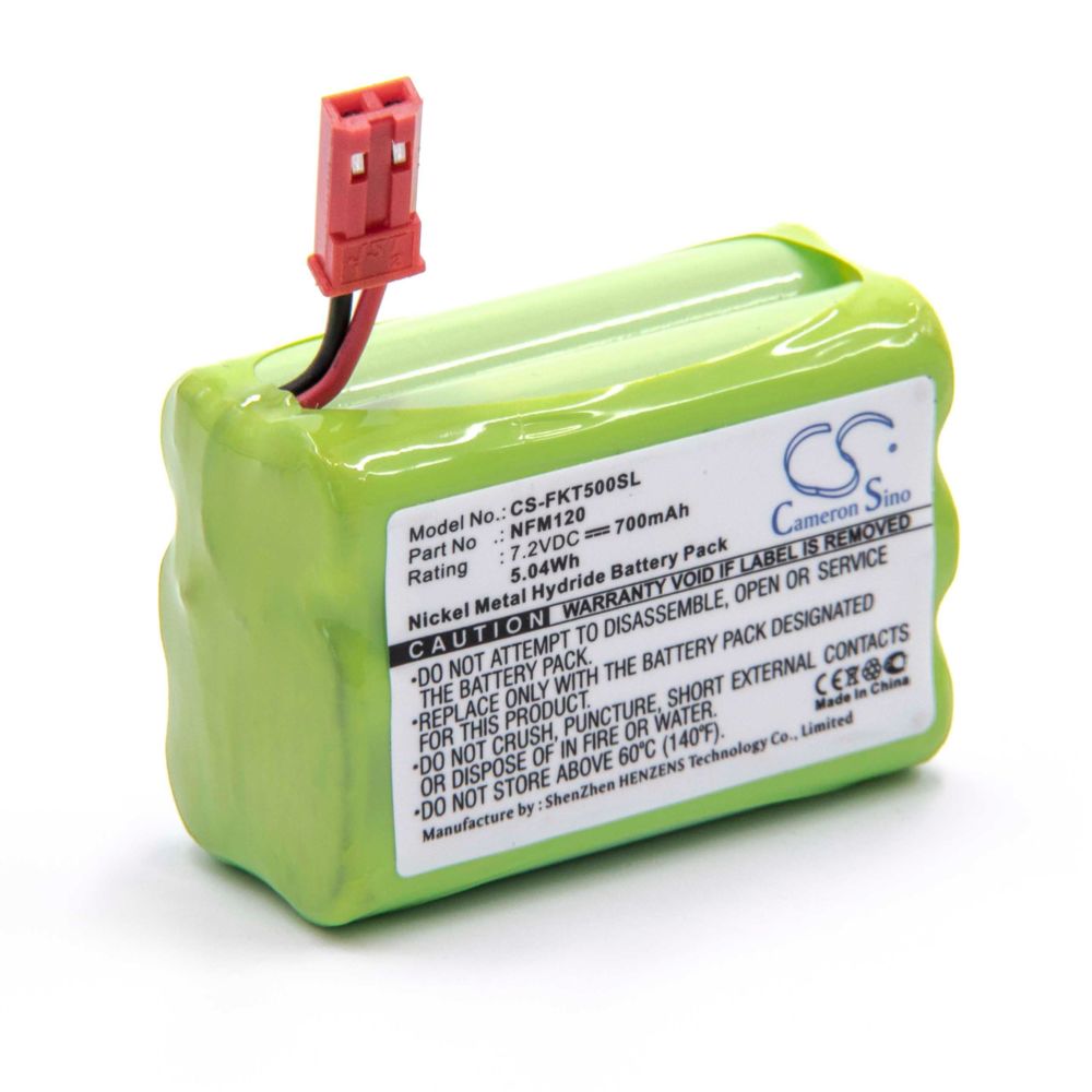 Vhbw - vhbw NiMH batterie 700mAh (7.2V) pour appareil de mesure comme Fluke NFM120 - Piles rechargeables