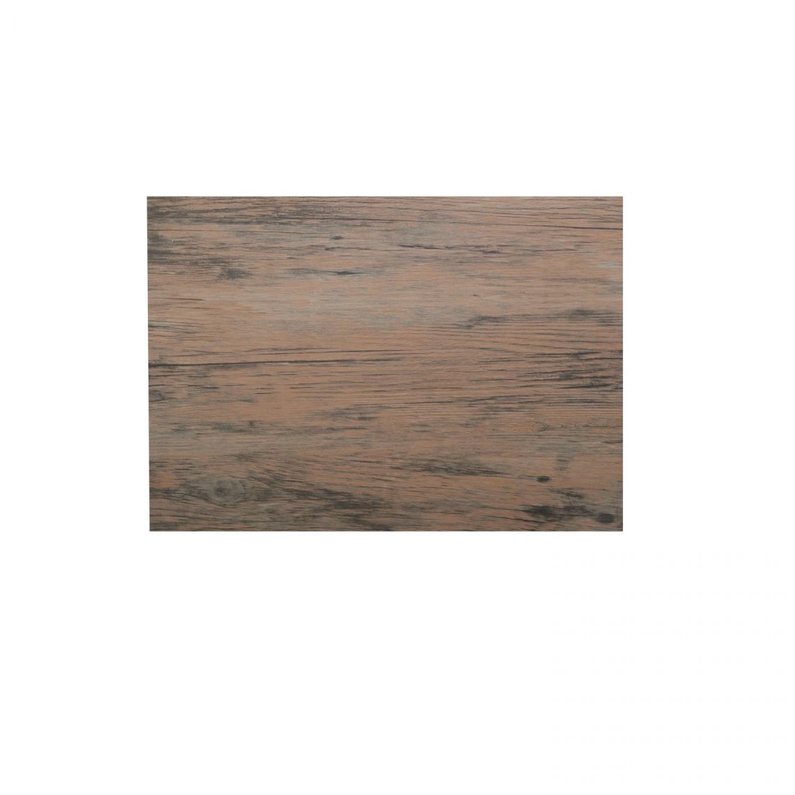 Cpm - Lot 2x Adhésif décoratif pour meuble effet bois Chêne vielli - 200 x 45 cm - Marron moyen - Papier peint