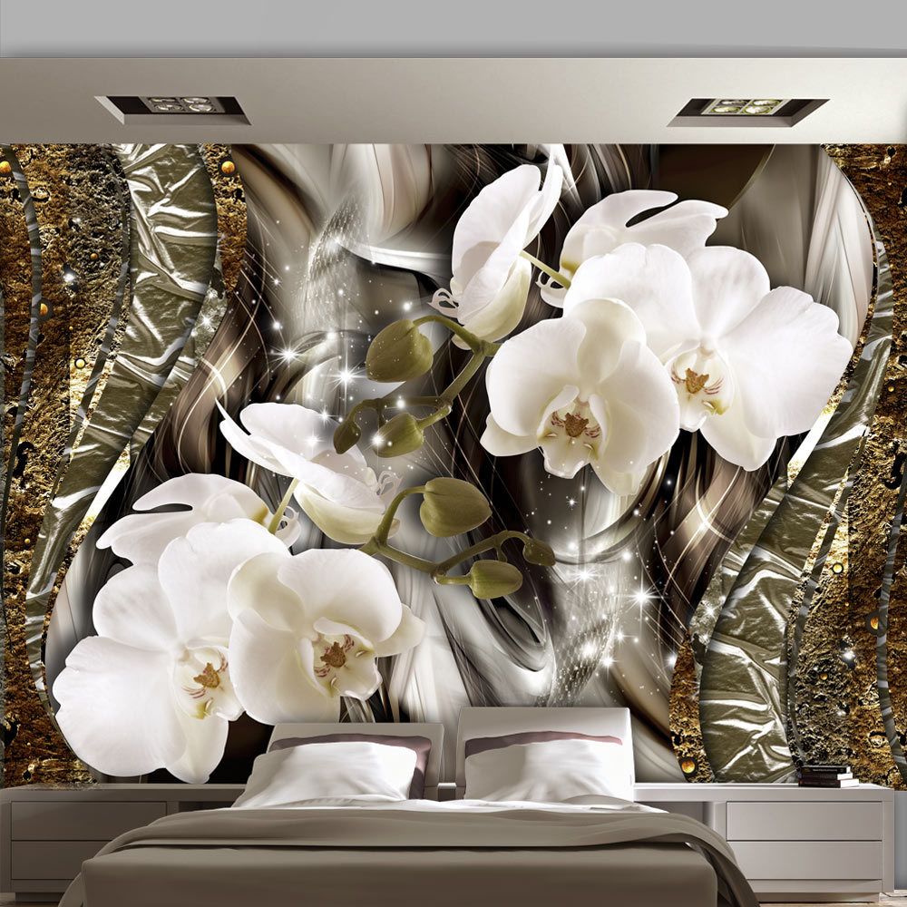 marque generique - 350x245 Papier peint Orchidées Fleurs Magnifique Seekers of Beauty - Papier peint